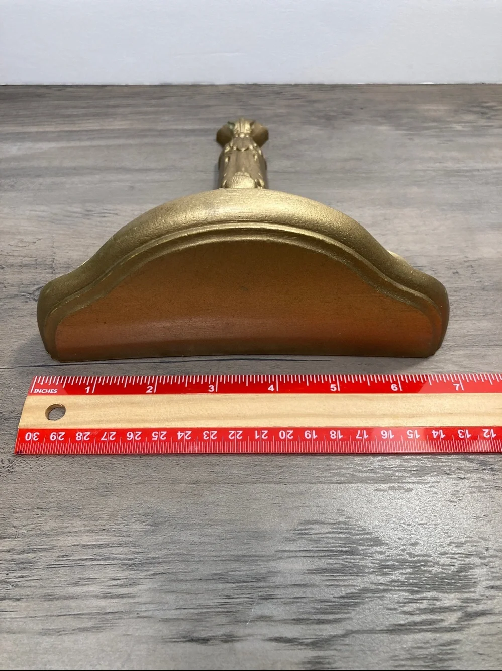 Vintage Burwood Decorative Wall Shelf Hollywood Regency